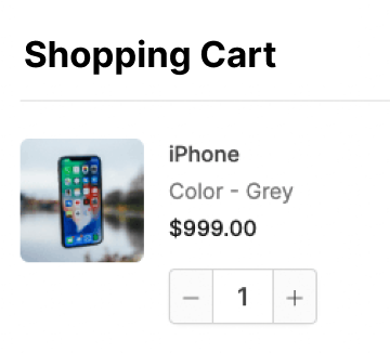 Store.link shopping cart