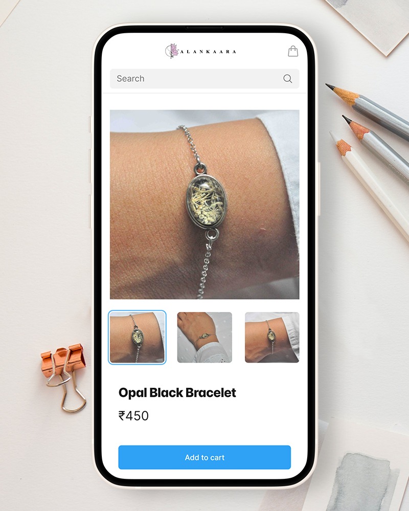 Store builder products page